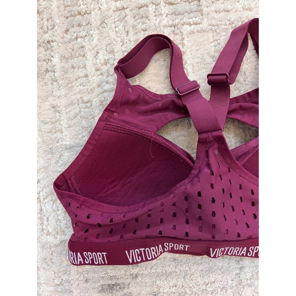 Victoria Sport Incredible Lightweight Sports Bra Maroon Ventilated‎ 32B - Picture 6 of 9